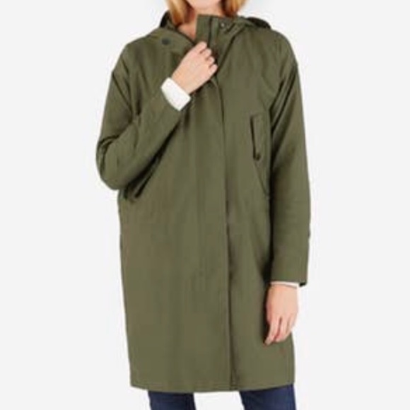 Everlane Olive Hooded Utility Jacket - Picture 4 of 8